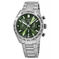 Tag Heuer Carrera Chronograph Automatic Green Dial Steel Men's Replica Watch CBN2A10.BA0643