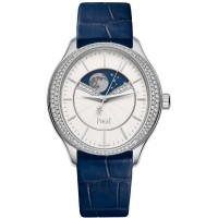 Piaget Limelight Stella White Dial White Gold Leather Strap Men's Replica Watch G0A40111
