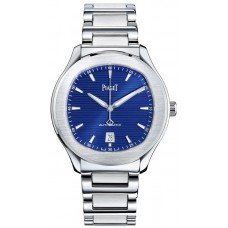 Piaget Polo Blue Dial Steel Men's Replica Watch G0A41002