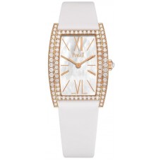 Piaget Limelight Mother of Pearl Dial Diamond Rose Gold Satin Strap Women's Replica Watch G0A41197