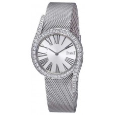 Piaget Limelight Gala Silver Dial Diamond White Gold Women's Replica Watch G0A41212