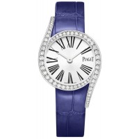 Piaget Limelight Gala Silver Dial Diamond Leather Strap Women's Replica Watch G0A43150
