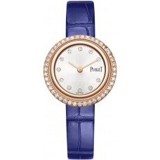 Piaget Possession Mother of Pearl Dial Diamond Rose Gold Leather Strap Women's Replica Watch G0A44282