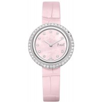 Piaget Possession Mother of Pearl Dial Diamond White Gold Leather Strap Women's Replica Watch G0A45064