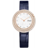 Piaget Possession Mother of Pearl Dial Diamond Rose Gold Leather Strap Women's Replica Watch G0A45092