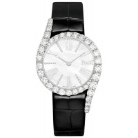 Piaget Limelight Gala Mother of Pearl Dial Diamond Leather Strap Women's Replica Watch G0A46180