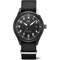 IWC Pilot's Top Gun Black Dial Fabric Strap Men's Replica Watch IW326906