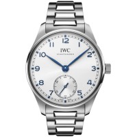 IWC Portugieser Silver Dial Steel Men's Replica Watch IW358312