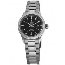 Tudor Style 28mm Black Dial Stainless Steel Unisex Replica Watch M12110-0003