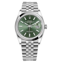 Rolex Datejust 36 Stainless Steel Mint Green Dial Women's Replica Watch M126200-0023