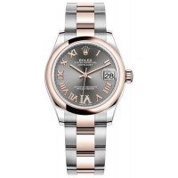 Rolex Datejust 31 Slate Pave Roman Dial Women's Replica Watch M278241-0029