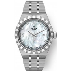 Tudor Royal Mother of Pearl Diamond Dial Stainless Steel Unisex Replica Watch M28300-0005