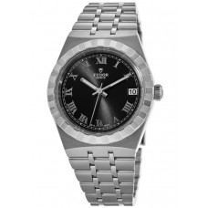 Tudor Royal Black Dial Stainless Steel Women's Replica Watch M28400-0003