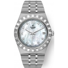 Tudor Royal Mother of Pearl Diamond Dial Stainless Steel Unisex Replica Watch M28400-0005