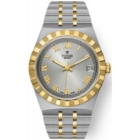 Tudor Royal Silver Dial Stainless Steel and Yellow Gold Unisex Replica Watch M28403-0001