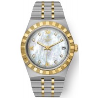 Tudor Royal Mother of Pearl Diamond Dial Stainless Steel and Yellow Gold Unisex Replica Watch M28403-0007