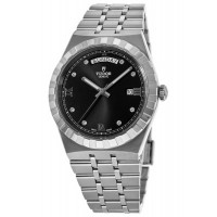 Tudor Royal Black Diamond Dial Steel Men's Replica Watch M28600-0004