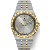 Tudor Royal Silver Dial Stainless Steel and Yellow Gold Unisex Replica Watch M28603-0001
