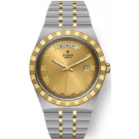 Tudor Royal Champagne Dial Stainless Steel and Yellow Gold Unisex Replica Watch M28603-0004