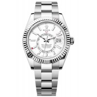 Rolex Sky-Dweller White Rolesor White Dial Oyster Men's Replica Watch M336934-0003