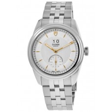 Tudor Glamour Double Date Silver Dial Steel Men's Replica Watch M57100-0002