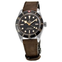 Tudor Black Bay Fifty-Eight Black Dial Brown Leather Strap Men's Replica Watch M79030N-0002