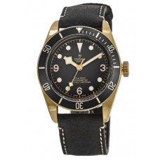 Tudor Black Bay Bronze Automatic Grey Dial Leather Strap Men's Replica Watch M79250BA-0001