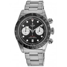 Tudor Black Bay Chrono Black Dial Steel Men's Replica Watch M79360N-0001