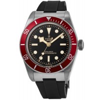 Tudor Black Bay 41 Black Dial Rubber Strap Men's Replica Watch M7941A1A0RU-0002