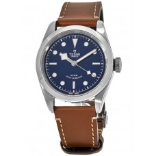 Tudor Black Bay 41 Blue Dial Leather Strap Men's Replica Watch M79540-0005