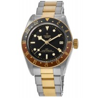 Tudor Black Bay GMT S&amp;G Black Dial Steel and Yellow Gold Men's Replica Watch M79833MN-0001