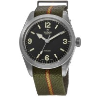 Tudor Ranger Black Dial Fabric Strap Men's Replica Watch M79950-0003