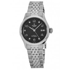 Tudor 1926 28mm Black Diamond-Set Stainless Steel Women's Replica Watch M91350-0004
