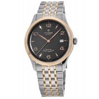 Tudor 1926 39mm Black Dial Rose Gold and Stainless Steel Men's Replica Watch M91551-0003