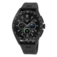 Tag Heuer Connected Calibre E4 - 45mm Black Dial Rubber Strap Men's Replica Watch SBR8A80.BT6261