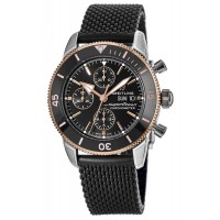 Breitling Superocean Heritage II Chronograph 44 Steel &amp; Rose Gold Rubber Strap Men's Replica Watch U13313121B1S1