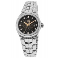 Tag Heuer Link Quartz 32mm Black Dial Stainless Steel Women's Replica Watch WBC131F.BA0649