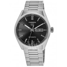 Tag Heuer Carrera Calibre 5 Day-Date Black Dial Steel Men's Replica Watch WBN2010.BA0640