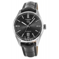 Tag Heuer Carrera Black Dial Leather Strap Men's Replica Watch WBN2110.FC6505