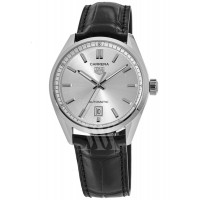 Tag Heuer Carrera Automatic Silver Dial Leather Strap Men's Replica Watch WBN2111.FC6505