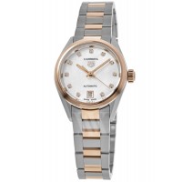 Tag Heuer Carrera Automatic Diamond Dial Rose Gold &amp; Steel  Women's Replica Watch WBN2450.BD0569