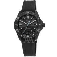 Tag Heuer Aquaracer Solargraph Black Steel Rubber Strap Men's Replica Watch WBP1112.FT6199