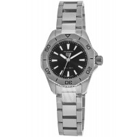 Tag Heuer Aquaracer Quartz Black Dial Steel Women's Replica Watch WBP1410.BA0622