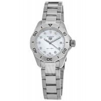 Tag Heuer Aquaracer Quartz MOP Diamond Dial Steel Women's Replica Watch WBP1416.BA0622