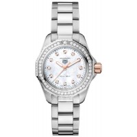 Tag Heuer Aquaracer Professional 200 Mother of Pearl Dial Diamond Steel Women's Replica Watch WBP1451.BA0622