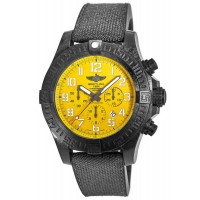 Breitling Avenger Hurricane 12H Cobra Yellow Dial Breitlight Case Fabric &amp; Rubber Strap  Men's Replica Watch XB0170E4/I533-282S