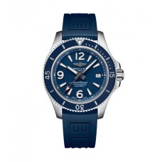 Breitling Superocean Automatic 42 Blue Dial Rubber Strap Men's A17366D81C1S1 replica