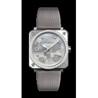 Bell & Ross BR S Grey Camouflage Diamonds BRS-CAMO-ST-LGD/SF replica