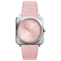 Bell & Ross Instruments BR-S Quartz Pink Diamond Eagle Watch BRS-EP-ST/SCR replica