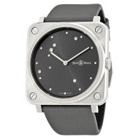 Bell & Ross Instrument BRS-ERU-ST/SCA BR-S Quartz Grey Diamond Eagle Watch replica